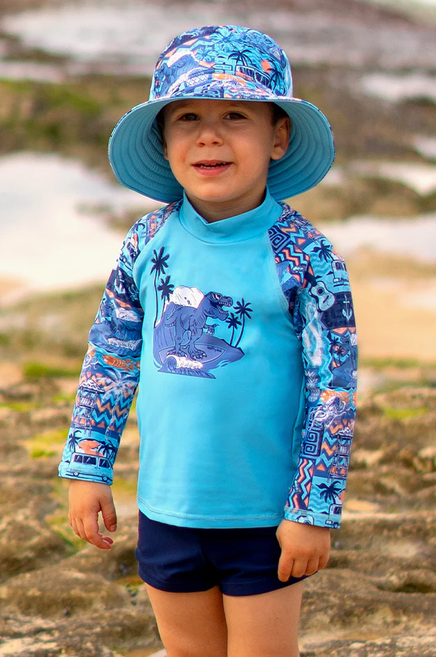 Boys Tiki Long Sleeve Suntop Set