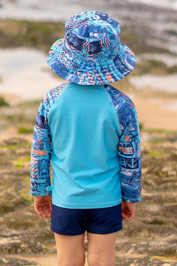 Boys Tiki Long Sleeve Suntop Set - Image 2