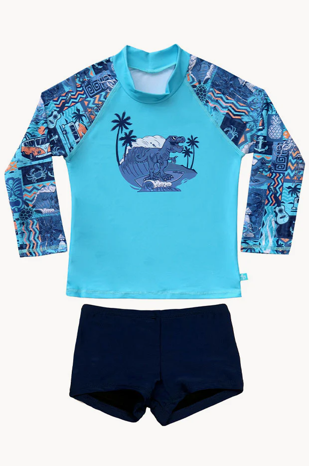 Boys Tiki Long Sleeve Suntop Set - Image 3