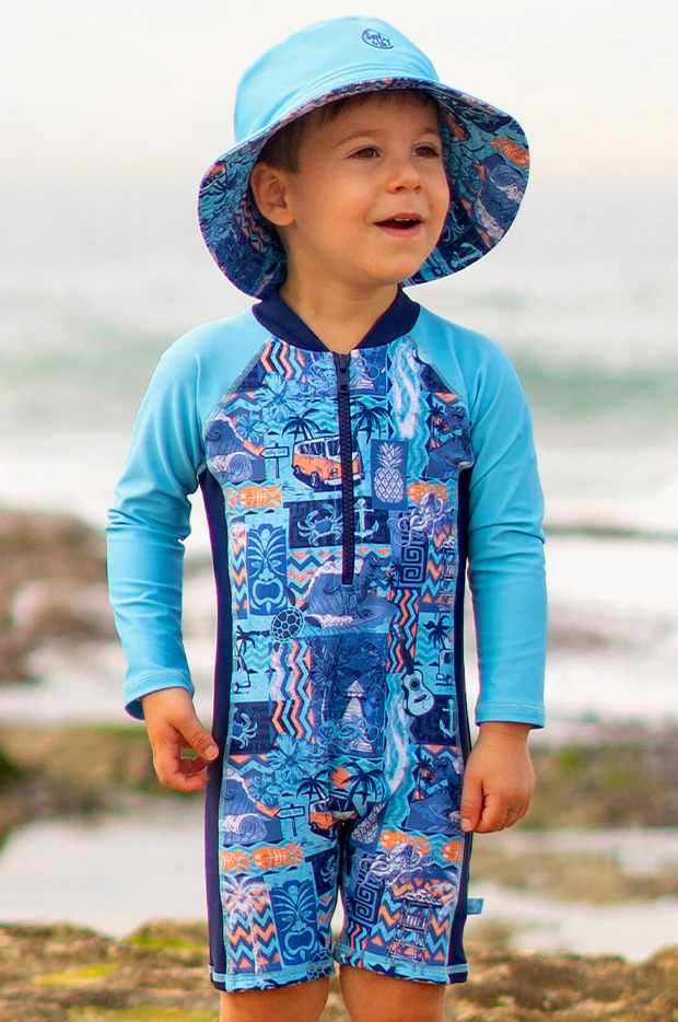 Boys Tiki Sunsuit