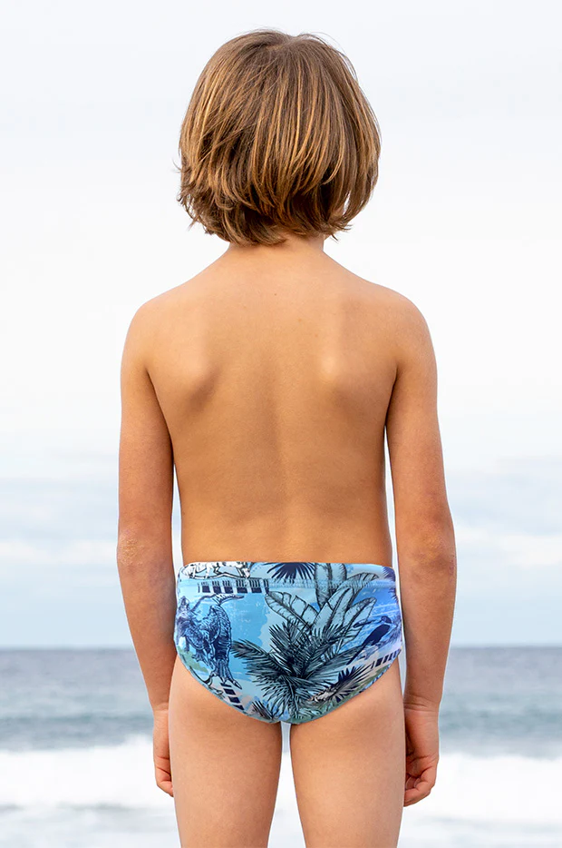 Boys Urban Jungle Racer Brief - Image 3