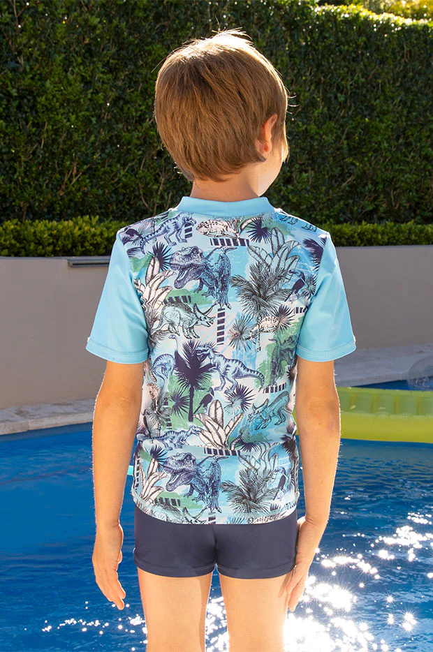 Boys Urban Jungle Short Sleeve Suntop Set - Image 4