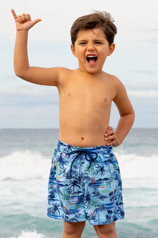 Boys Vintage Surf Boardshort