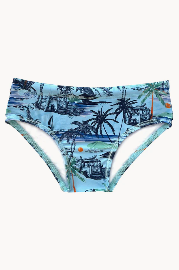 Boys Vintage Surf Racer Brief