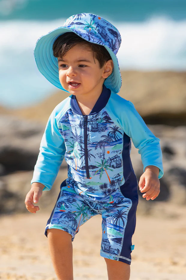 Boys Vintage Surf Sunsuit