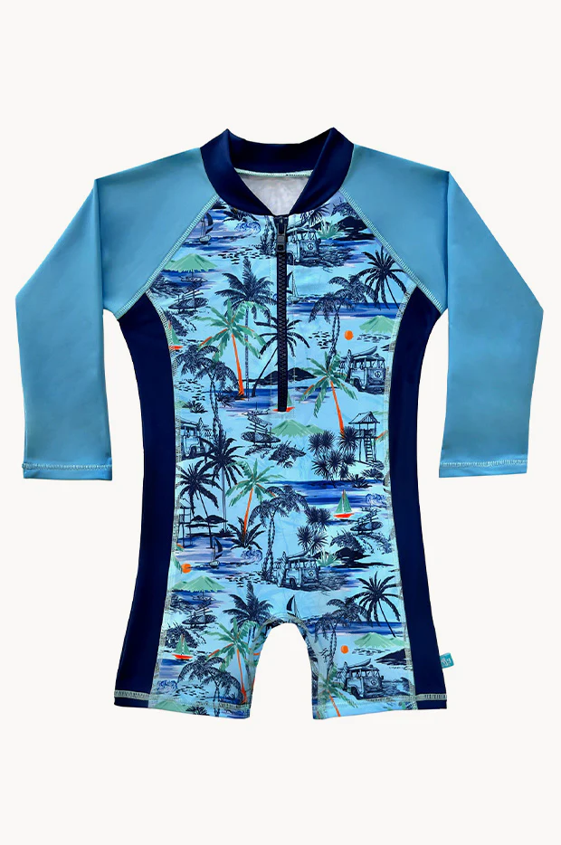 Boys Vintage Surf Sunsuit - Image 2
