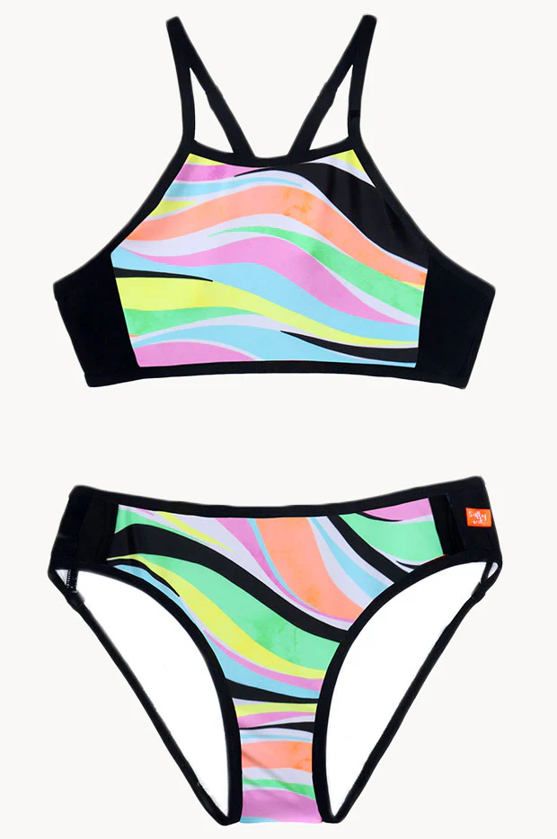 Girls Coastal Wave Crop Set - Image 2