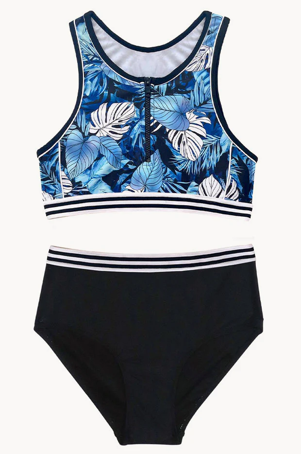 Girls Coral Coast Crop Set - Image 2