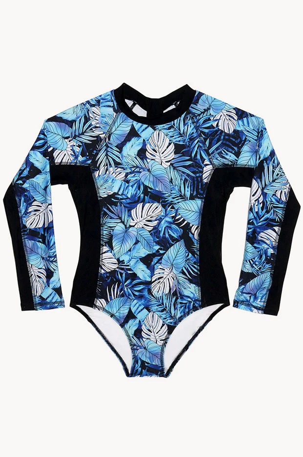 Girls Coral Coast Long Sleeve Sunsuit - Image 3