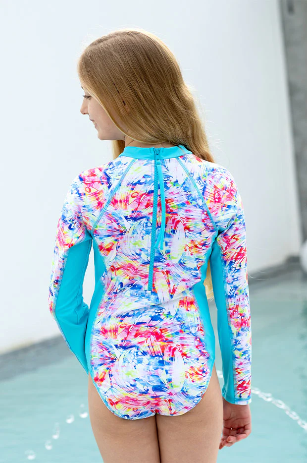 Girls Cosmik Crush Long Sleeve Sunsuit - Image 2