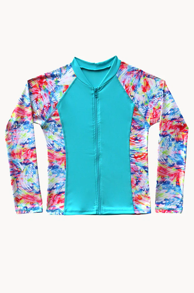 Girls Cosmik Crush Long Sleeve Suntop - Image 3