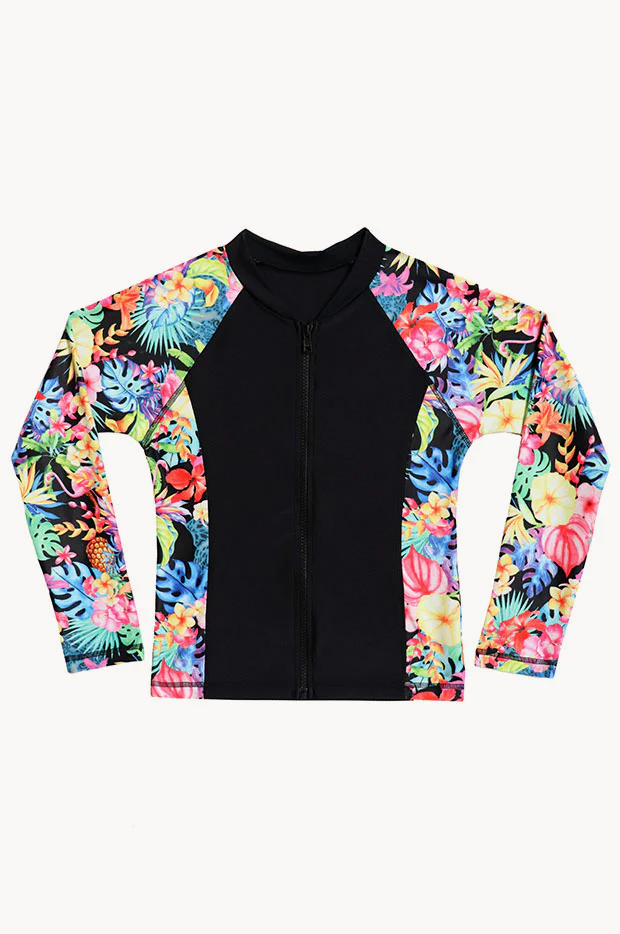 Girls Island Girl Long Sleeve Suntop - Image 2