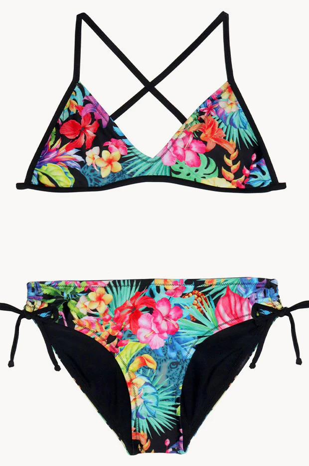 Girls Island Girl Reversible Tri Set - Image 4