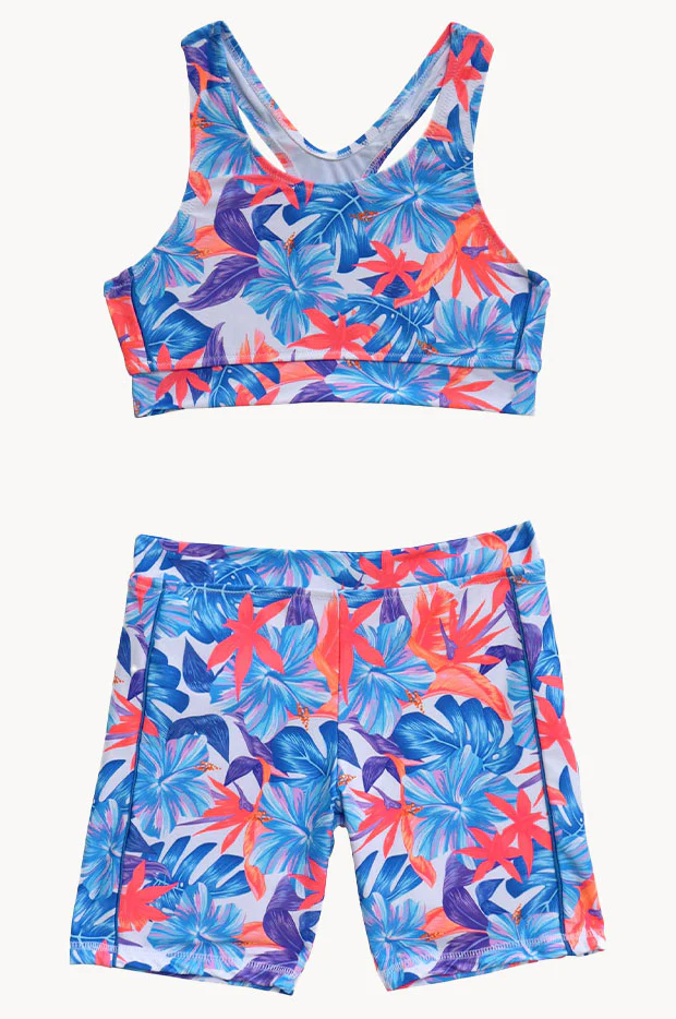 Girls Kokomo Crop Bike Pant Set - Image 2