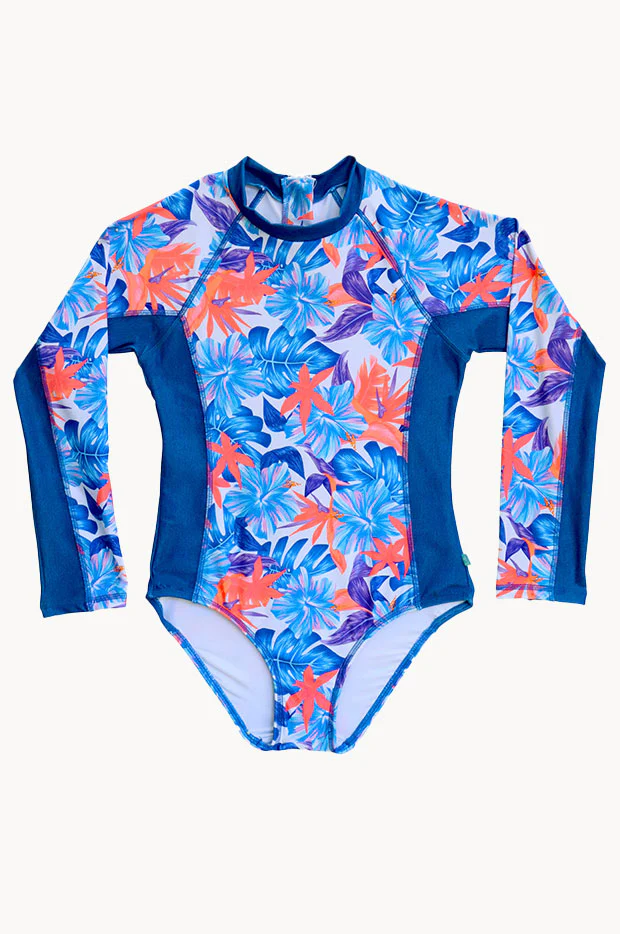 Girls Kokomo Long Sleeve Sunsuit - Image 2