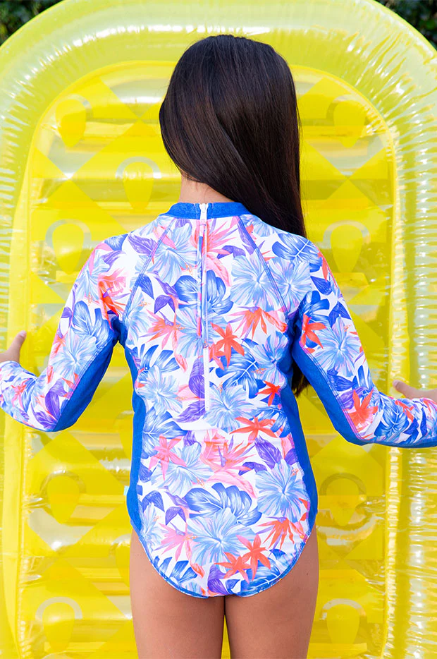 Girls Kokomo Long Sleeve Sunsuit - Image 3