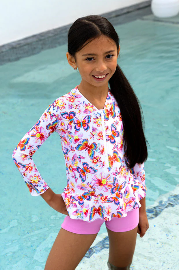 Girls Miss Aloha Boyleg Sunsuit - Image 2