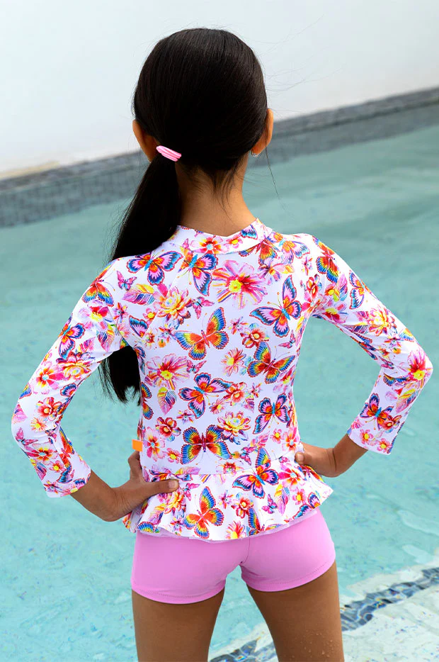 Girls Miss Aloha Boyleg Sunsuit - Image 3