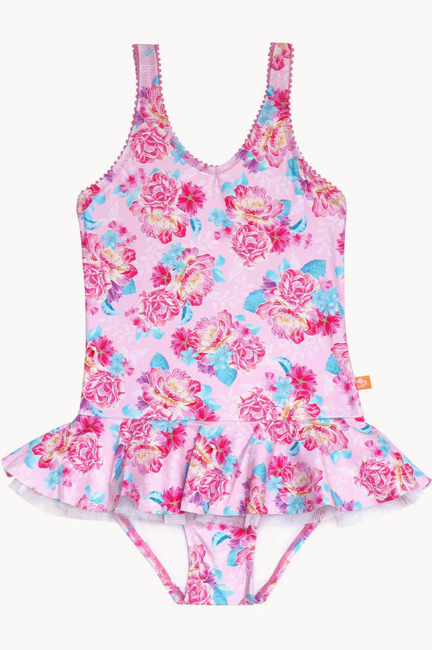 Girls Miss Bloom Frill One Piece - Image 3