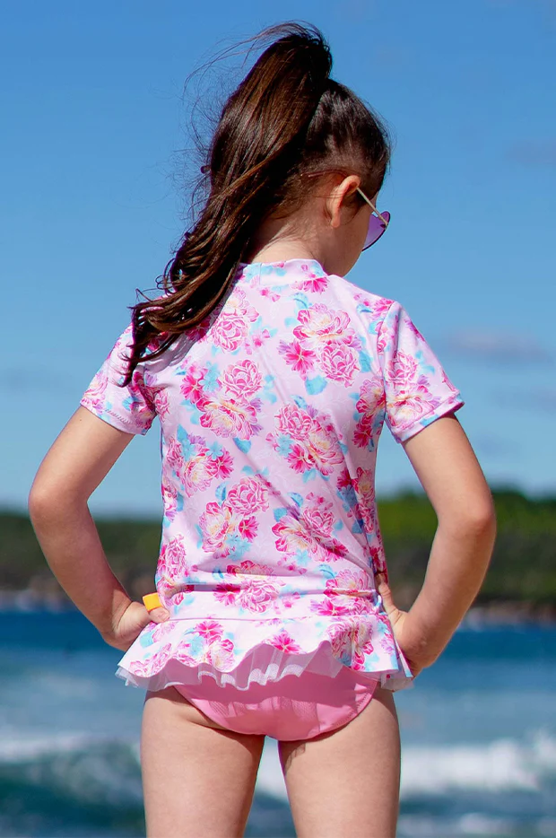 Girls Miss Bloom Frill Suntop Set - Image 2