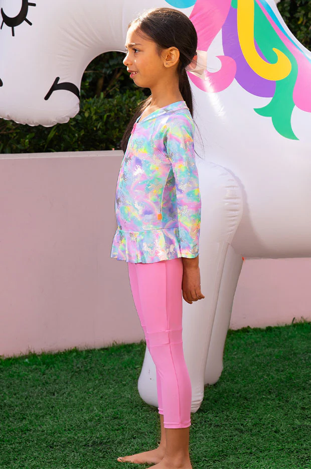 Girls Miss Dazzle Full Pant Sunsuit - Image 3
