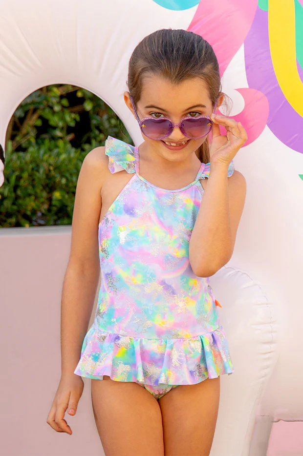 Girls Miss Dazzle One Piece - Image 2