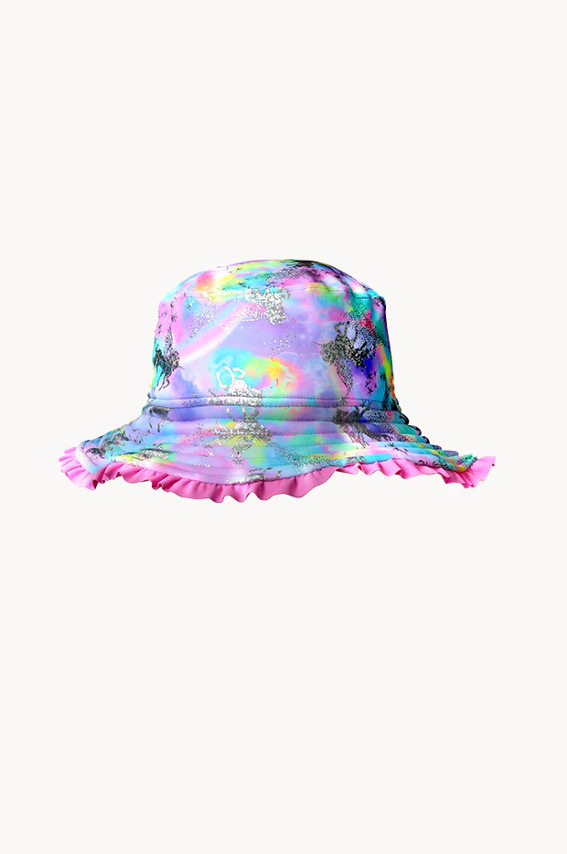 Girls Miss Dazzle Reversible Sunhat