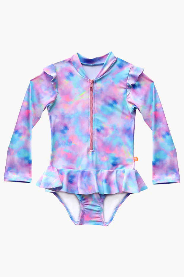 Girls Miss Mystical Frill Sunsuit - Image 2