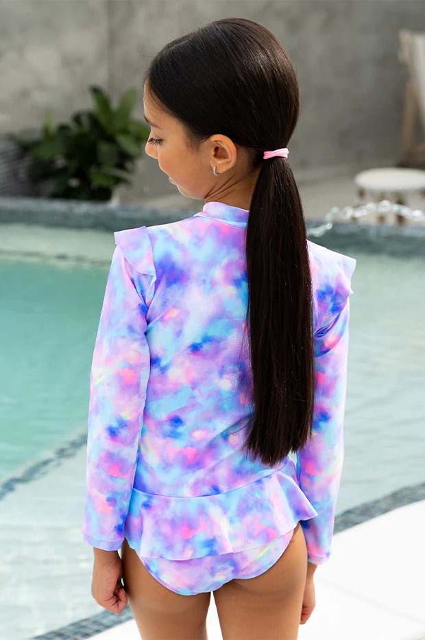 Girls Miss Mystical Frill Sunsuit - Image 3
