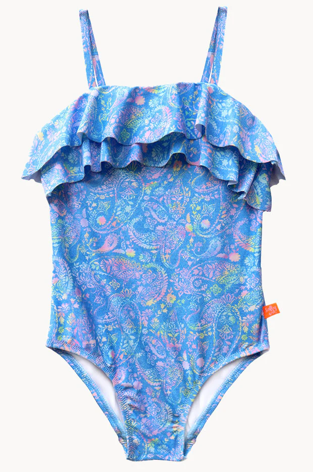 Girls Miss Mystical Frill Tube One Piece - Image 2