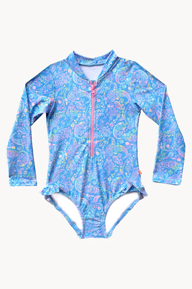 Girls Miss Mystical Long Sleeve Sunsuit - Image 2