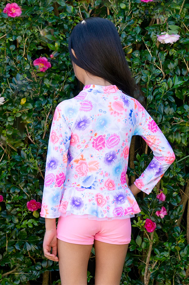 Girls Miss Peony Boyleg Sunsuit - Image 3