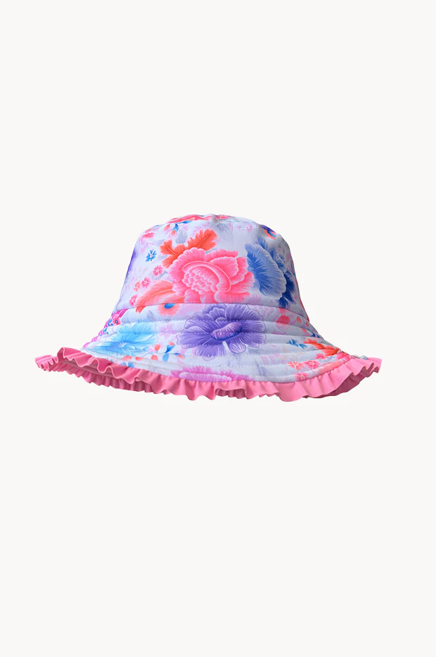Girls Miss Peony Reversible Sunhat