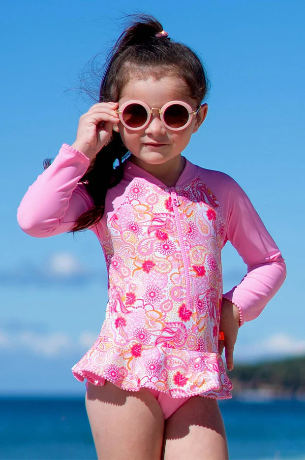 Girls Miss Popsical Long Sleeve Sunsuit