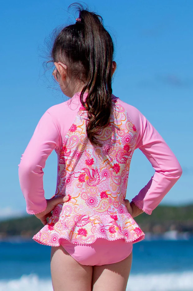 Girls Miss Popsical Long Sleeve Sunsuit - Image 2