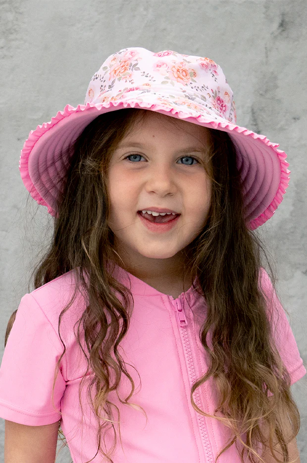 Girls Miss Rosie Reversible Sunhat - Image 3