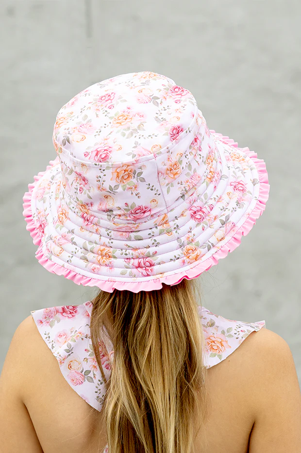 Girls Miss Rosie Reversible Sunhat - Image 4