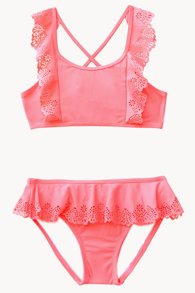 Girls Miss Salty Frill Crop Set - Image 3