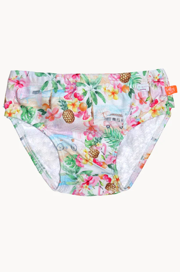 Girls Miss Vacay Swim Nappy