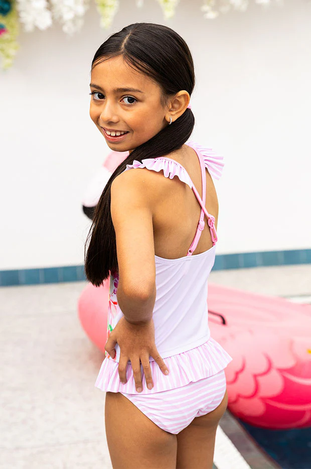 Girls Miss Vacay Tankini Set - Image 3