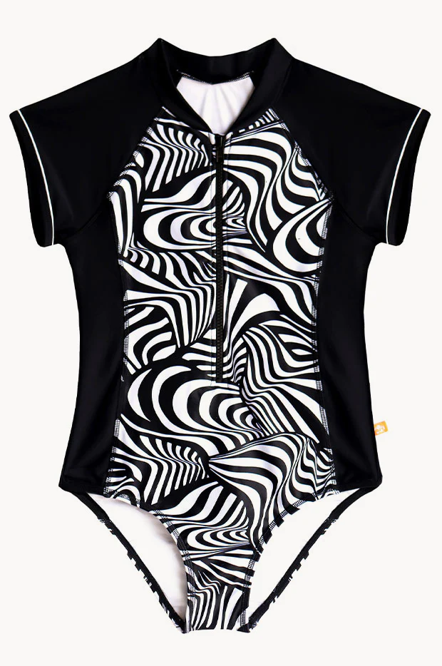 Girls Mod Squad Short Sleeve Sunsuit - Image 3
