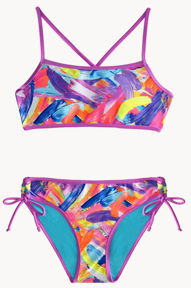 Girls Paint Craze Reversible Crop Set - Image 5