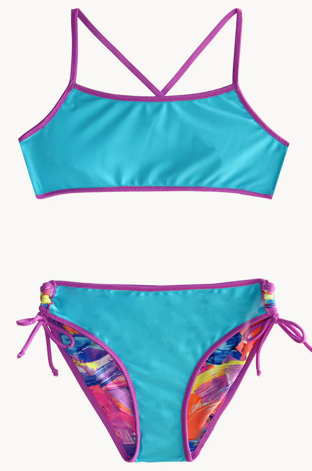 Girls Paint Craze Reversible Crop Set - Image 6