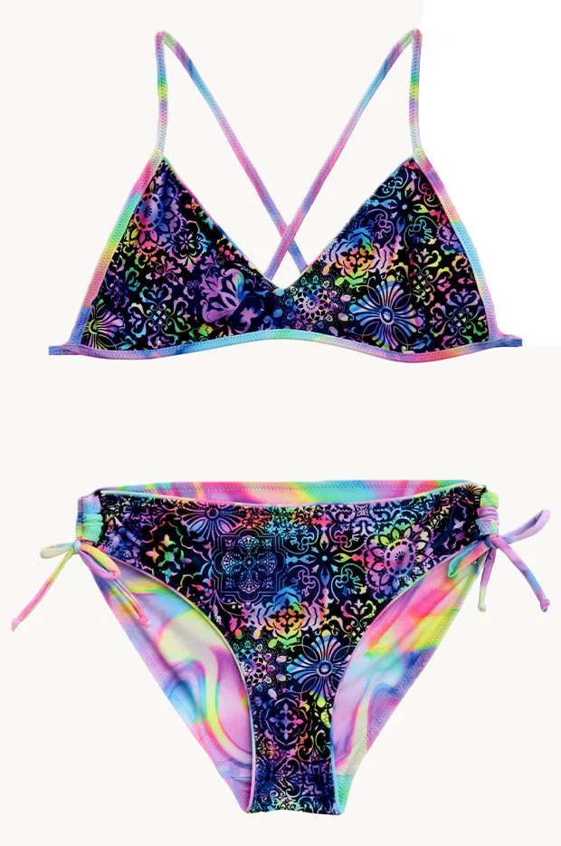 Girls Soda Swirl Reversible Tri Set - Image 3