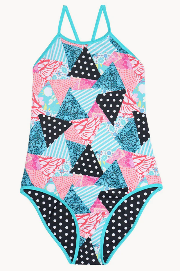 Girls South Beach Reversible One Piece - Image 5