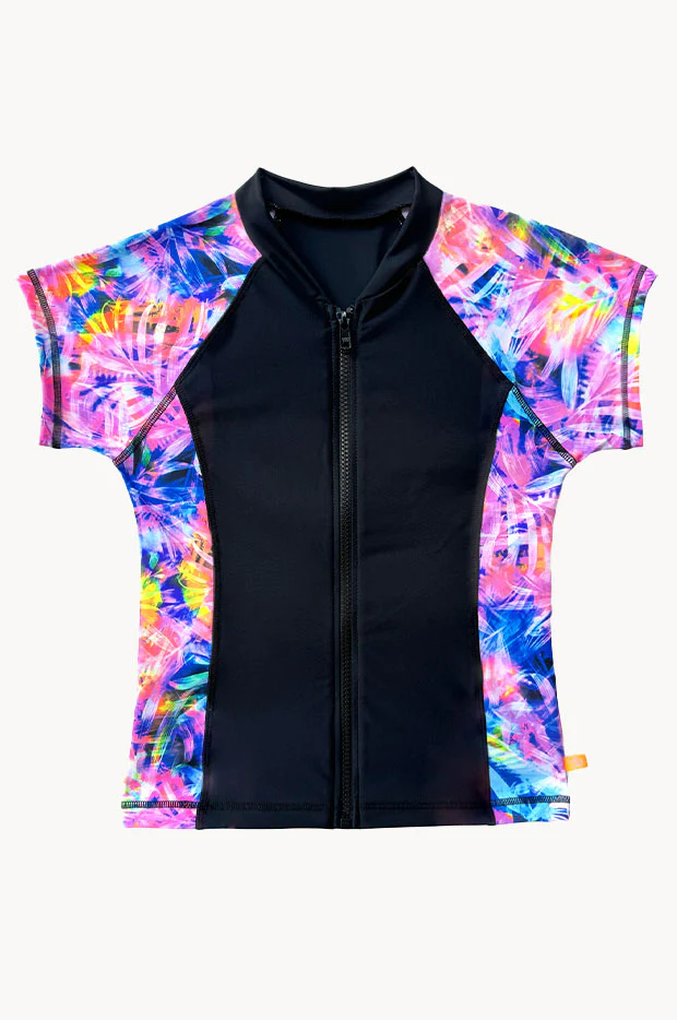 Girls Sugar Palm Short Sleeve Suntop