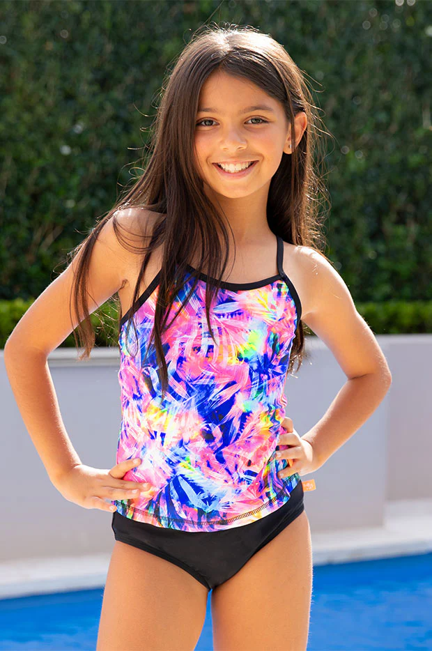 Girls Sugar Palm Tankini Set - Image 2