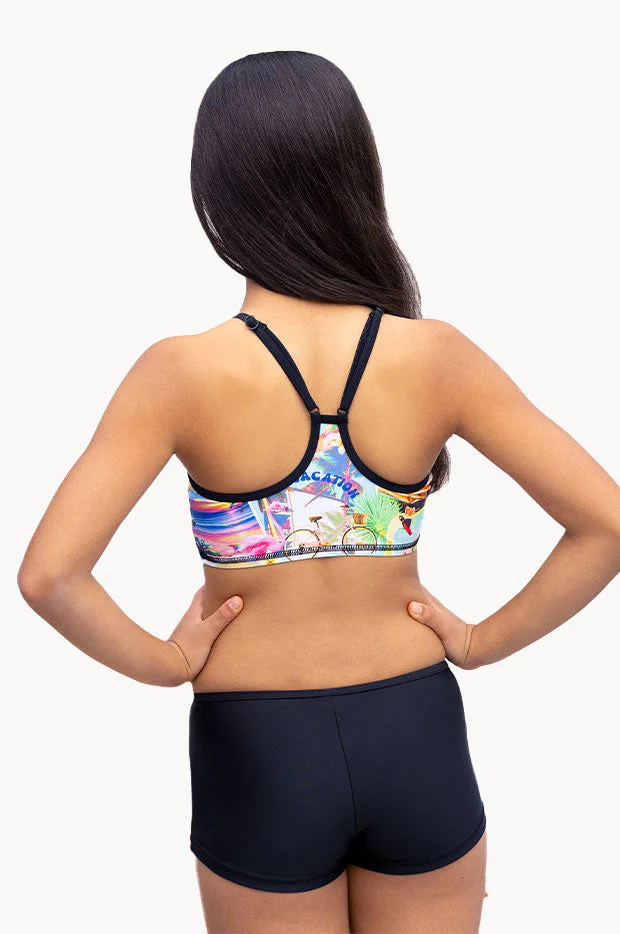Girls Summer Vacay Crop Set - Image 2