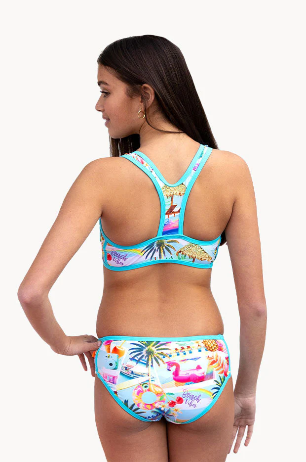 Girls Summer Vacay Sports Crop Set - Image 2