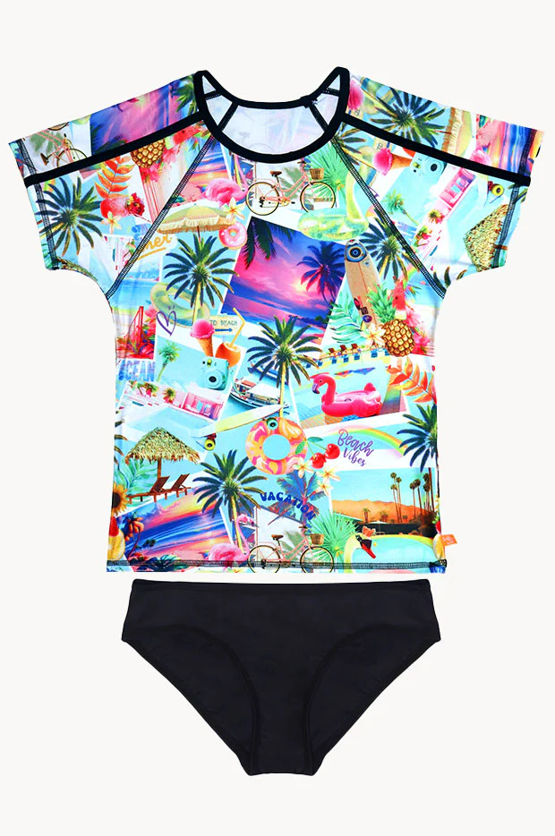 Girls Summer Vacay Suntop Set